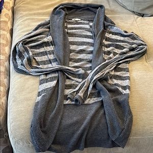 Urban Outfitters Grey Striped Cardigan